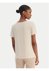 Marella T-Shirt Fervida 2615971021 Beżowy Regular Fit. Kolor: beżowy. Materiał: wiskoza #4