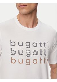 Bugatti T-Shirt 8350-15042E Biały Regular Fit. Kolor: biały. Materiał: bawełna #2