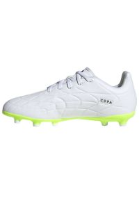 Adidas - Buty adidas Copa PURE.3 Fg Jr HQ8989 białe białe. Kolor: biały. Materiał: materiał. Szerokość cholewki: normalna