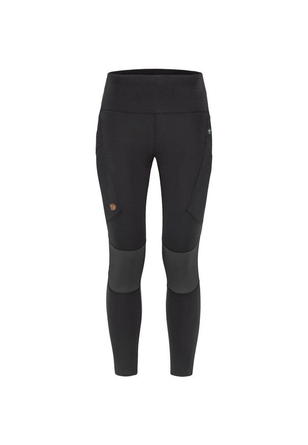 Fjällräven - Spodnie trekkingowe damskie Fjallraven Abisko Trekking Tights Pro. Kolor: wielokolorowy, czarny, szary. Sport: turystyka piesza