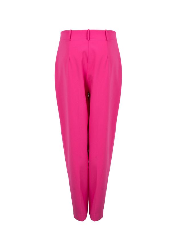 Patrizia Pepe Spodnie | 8P0261 A6F5 | Kobieta | Różowy. Okazja: na co dzień. Stan: podwyższony. Kolor: różowy. Materiał: poliester, elastan. Styl: casual