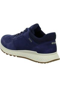 ecco - Buty do chodzenia damskie Ecco Exostride. Zapięcie: sznurówki. Kolor: niebieski. Materiał: materiał. Szerokość cholewki: normalna. Sport: turystyka piesza