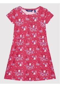 Regatta Sukienka letnia Peppa Summer RKD018 Różowy Regular Fit. Kolor: różowy. Materiał: bawełna. Sezon: lato
