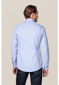 Eton - ETON - Koszula bawełniana. Typ kołnierza: button down. Kolor: niebieski. Materiał: bawełna #4