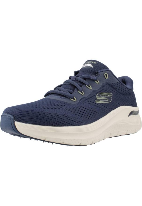 skechers - Tenisówki Skechers Model Arch Fit 2.0 Kolor Niebieski. Kolor: niebieski. Materiał: materiał, syntetyk, tkanina