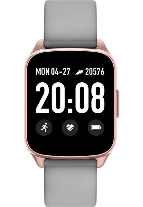 Smartwatch Gino Rossi ZG311E Szary. Rodzaj zegarka: smartwatch. Kolor: szary