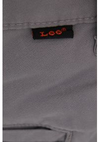 Lee spodnie REGULAR CHINO STEEL GREY męskie kolor szary w fasonie chinos. Kolor: szary. Materiał: tkanina, włókno #2