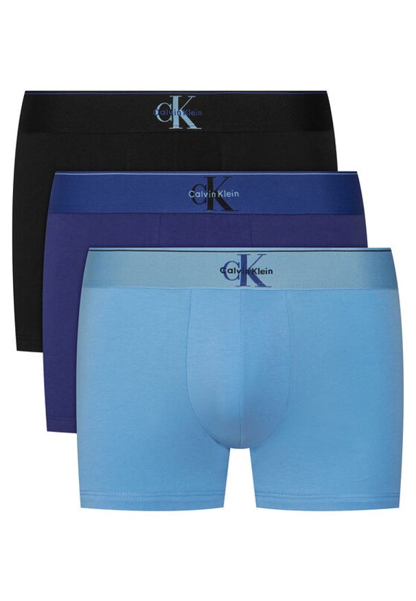 Calvin Klein Underwear Komplet bokserek LV00NB4472 Niebieski. Kolor: niebieski. Materiał: bawełna