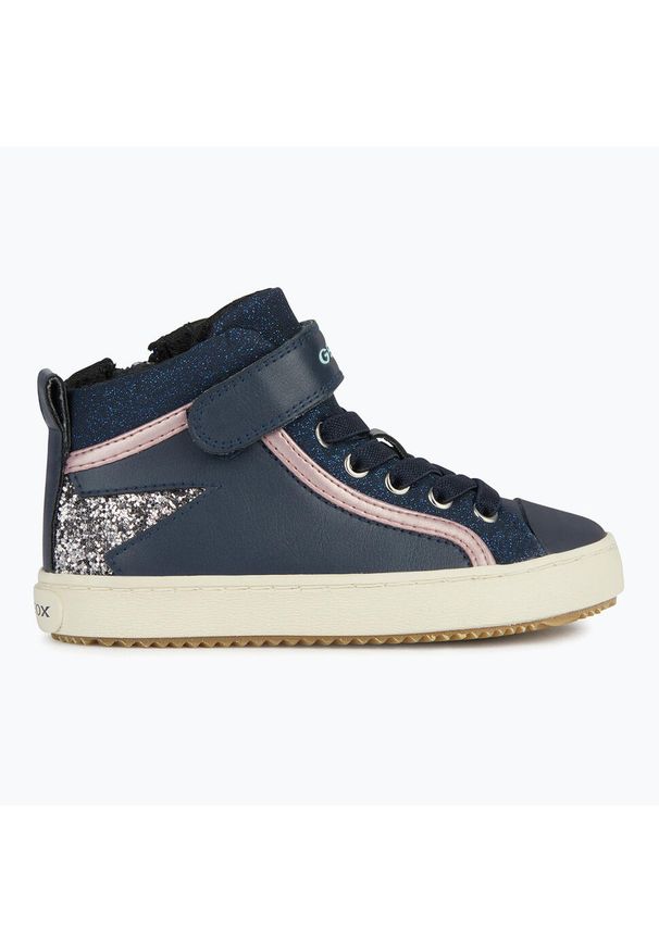 Buty dziecięce Geox Kalispera. Kolor: niebieski. Materiał: syntetyk, tkanina