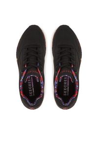 skechers - Skechers Sneakersy Uno-Majestic Garden 155583/BKMT Czarny. Kolor: czarny. Materiał: materiał #3