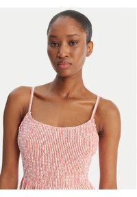 Roxy Sukienka letnia Tropical Glow ERJWD03945 Różowy Regular Fit. Kolor: różowy. Materiał: bawełna. Sezon: lato #5