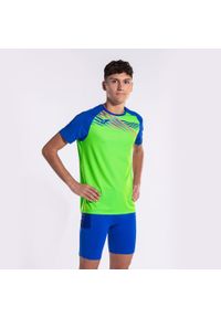 Koszulka do biegania męska Joma Elite X. Kolor: niebieski, wielokolorowy, różowy. Materiał: elastan, poliester #2