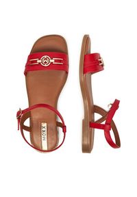 MEXX Sandały MX/026C-EST Czerwony. Kolor: czerwony. Materiał: skóra #4
