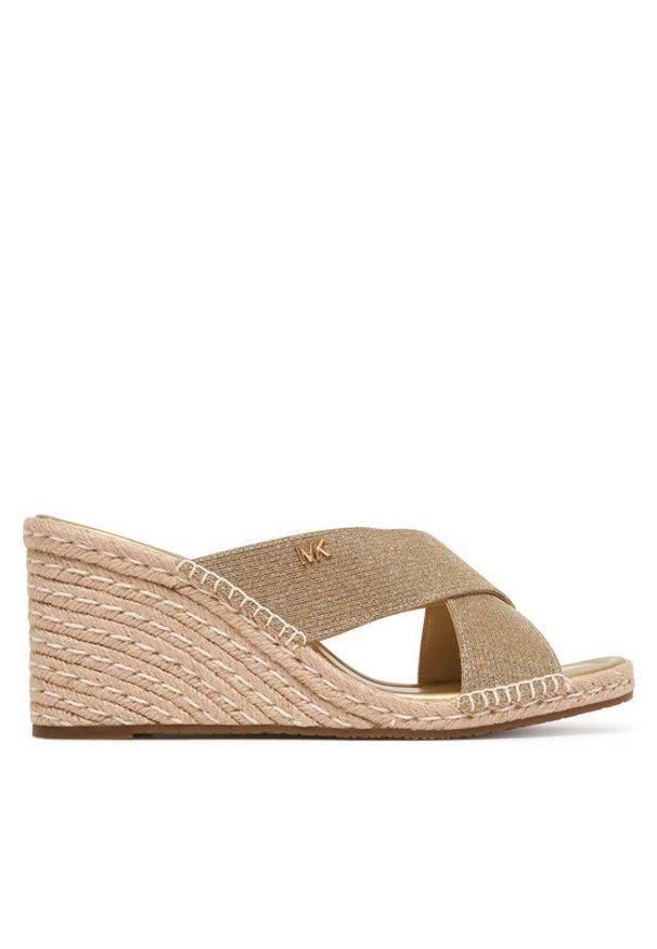 MICHAEL Michael Kors Espadryle Kenzie 40S6KZMS6D Złoty. Kolor: złoty. Materiał: materiał