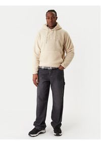 Jack & Jones Bluza Flare Teddy 12285678 Beżowy Relaxed Fit. Kolor: beżowy. Materiał: syntetyk #3