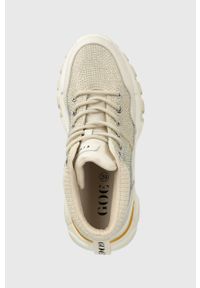 GOE sneakersy skórzane kolor biały MM2N4016.WHITE. Nosek buta: okrągły. Zapięcie: sznurówki. Kolor: biały. Materiał: skóra. Szerokość cholewki: normalna. Obcas: na platformie #3