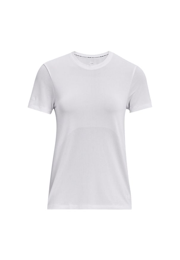 T-shirt do biegania damski Under Armour Seamless Stride. Kolor: biały. Sport: bieganie