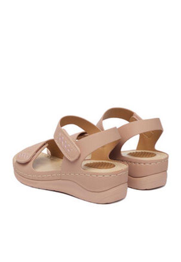 Go Soft Sandały CEO-W23206 Różowy. Kolor: różowy. Materiał: skóra