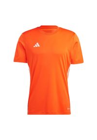 Koszulka do piłki nożnej męska Adidas Tabela 23 Jersey. Kolor: wielokolorowy, pomarańczowy, biały. Materiał: jersey