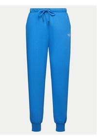 only - ONLY Spodnie dresowe 15239890 Niebieski Regular Fit. Kolor: niebieski. Materiał: bawełna