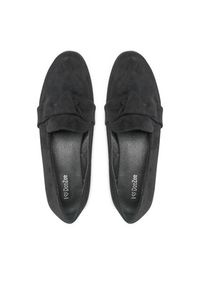 DeeZee Loafersy WS270205-07 Czarny. Kolor: czarny. Materiał: materiał #3