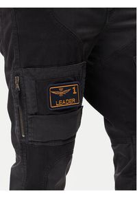 Aeronautica Militare Spodnie materiałowe 252PA1664UCT04241 Czarny Regular Fit. Kolor: czarny. Materiał: bawełna #4