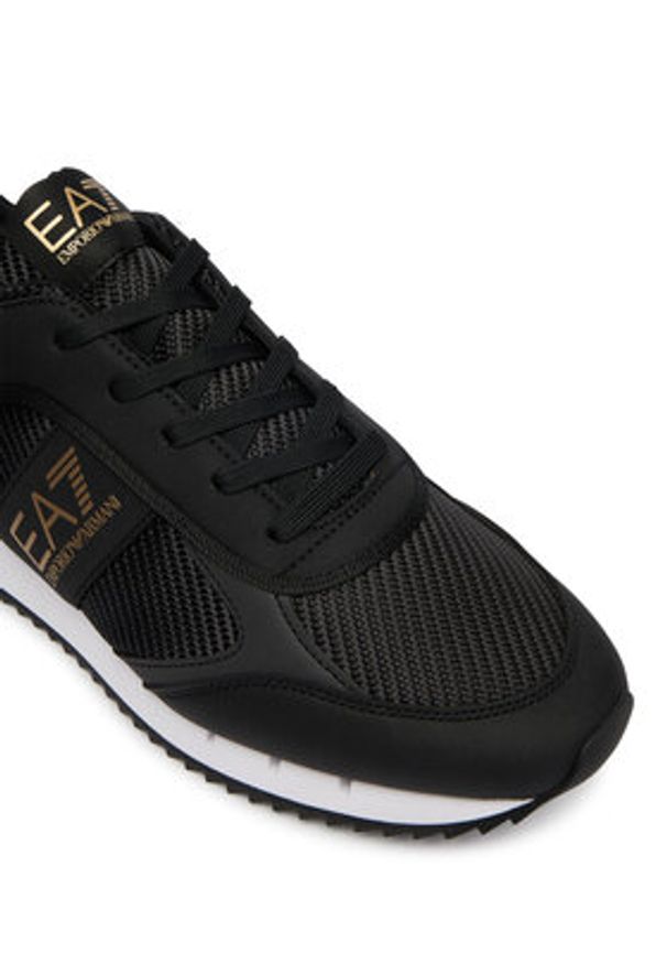 EA7 Emporio Armani Sneakersy 7X000337 AF18613 MZ185 Czarny. Kolor: czarny. Materiał: skóra