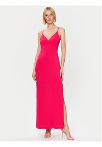 Guess Sukienka wieczorowa Ramsha W3GK65 KBPZ0 Różowy Regular Fit. Kolor: różowy. Materiał: syntetyk. Styl: wizytowy #4