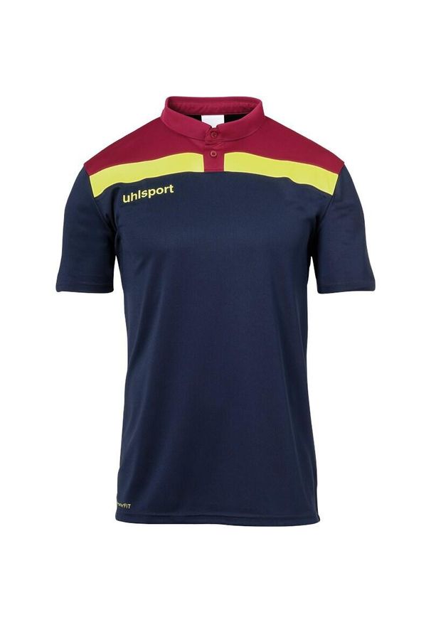 UHLSPORT - Koszulka Uhlsport Offense 23. Kolor: czerwony, niebieski, wielokolorowy. Sport: fitness, piłka nożna