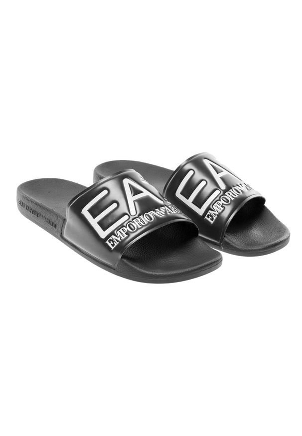 Klapki EA7 Emporio Armani sportowe, na lato, na spacer