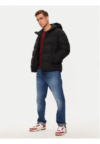 TOMMY HILFIGER - Tommy Hilfiger Kurtka puchowa MW0MW36599 Czarny Regular Fit. Kolor: czarny. Materiał: syntetyk #5