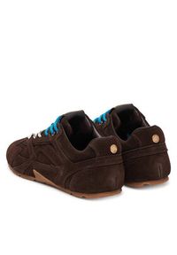 Steve Madden Sneakersy Asiel 11005159 Brązowy. Kolor: brązowy. Materiał: skóra, zamsz #3