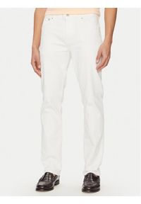 TOMMY HILFIGER - Tommy Hilfiger Jeansy Denton MW0MW38812 Biały Straight Fit. Kolor: biały #1