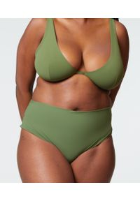 Essentielle Majtki Od Bikini Z Modyfikowanym Stanem - 38 - Zielony Perłowy - Etam. Kolor: biały, zielony, wielokolorowy