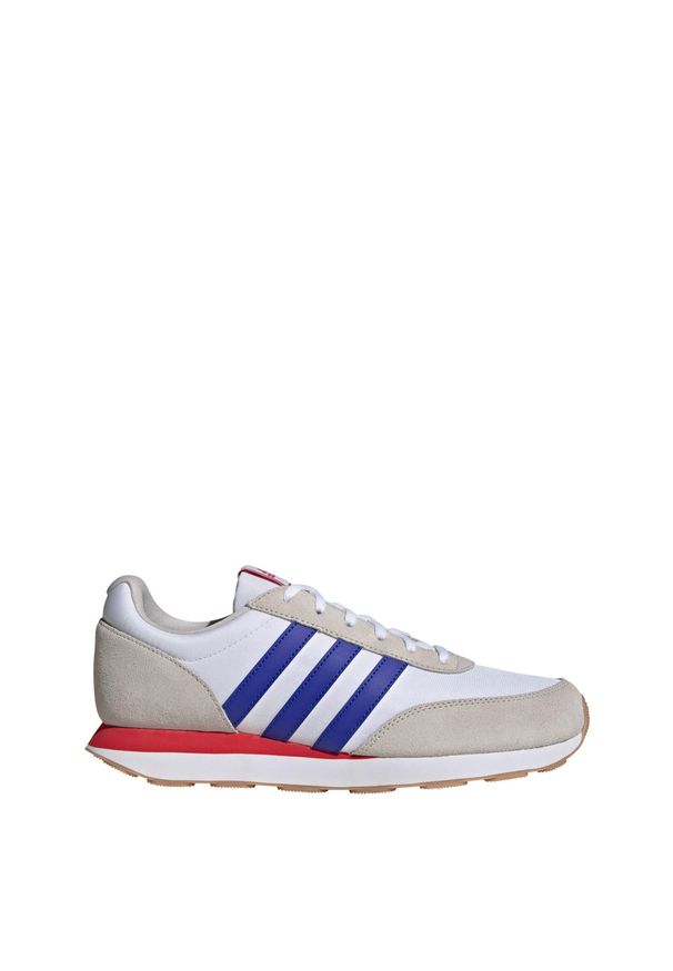 Adidas - Buty Run 60s 3.0. Okazja: na co dzień. Kolor: szary, niebieski, wielokolorowy, biały. Sport: bieganie