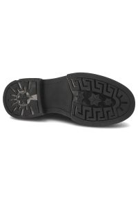 Czarne Mokasyny Filippo Modne Obuwie Damskie. Okazja: na co dzień. Kolor: czarny. Materiał: zamsz, skóra. Obcas: na obcasie. Styl: casual, klasyczny, elegancki. Wysokość obcasa: średni #4