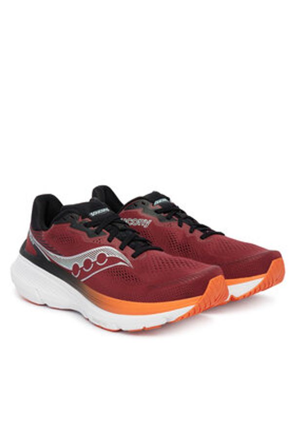 Saucony Buty do biegania Guide 19 S21058 Bordowy. Kolor: czerwony. Materiał: materiał