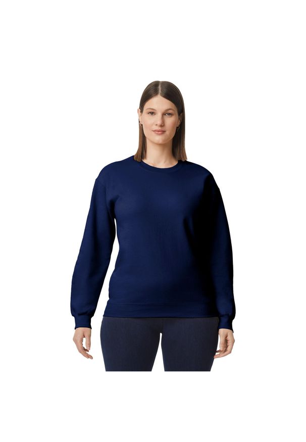 GILDAN - Bluza Polarowa Unisex Dla Dorosłych Softstyle O Średniej Gramaturze. Kolor: niebieski. Materiał: polar