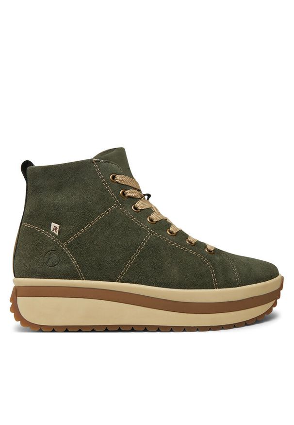 Botki Rieker Revolution Lifestyle. Kolor: zielony