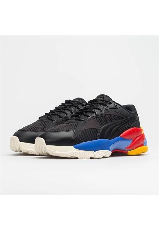 Buty do chodzenia męskie Puma Lqd Cell Epsilon. Zapięcie: sznurówki. Kolor: wielokolorowy, niebieski, czarny. Materiał: materiał, syntetyk, tkanina. Szerokość cholewki: normalna. Sport: turystyka piesza