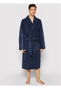 Calvin Klein Underwear Szlafrok 000EM1159E Granatowy. Kolor: niebieski. Materiał: bawełna #5
