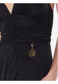 Elisabetta Franchi Sukienka wieczorowa AB-430-32E2-V700 Czarny Regular Fit. Kolor: czarny. Styl: wizytowy #4