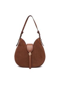 BOSS Torebka Boss Beyond Hobo S 50557954 Brązowy. Kolor: brązowy. Materiał: zamszowe, skórzane #3