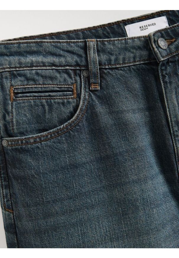Reserved - Jeansy relaxed straight - indigo jeans