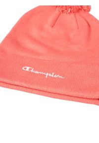 Champion - Czapka outdoor zimowa damska Beanie. Kolor: różowy. Materiał: akryl. Sezon: zima