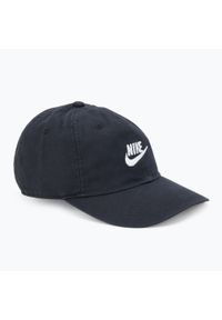 Czapka z daszkiem dziecięca Nike Club Unstructured Futura Wash. Kolor: biały