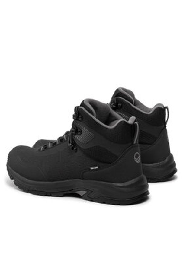 Halti Trekkingi Fara Mid 2 Dx W Walking Shoe 054-2623 Czarny. Kolor: czarny. Materiał: materiał