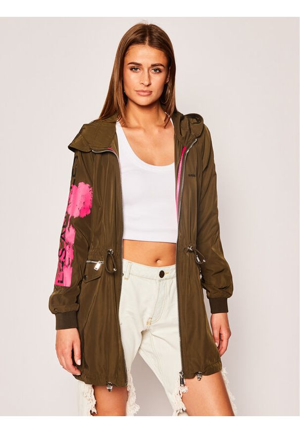 Parka Guess. Kolor: zielony