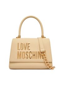 Love Moschino - LOVE MOSCHINO Torebka JC4024PP1OKD0129 Beżowy. Kolor: beżowy. Materiał: skórzane #5
