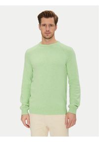 Blend Sweter 20717701 Zielony Regular Fit. Kolor: zielony. Materiał: bawełna